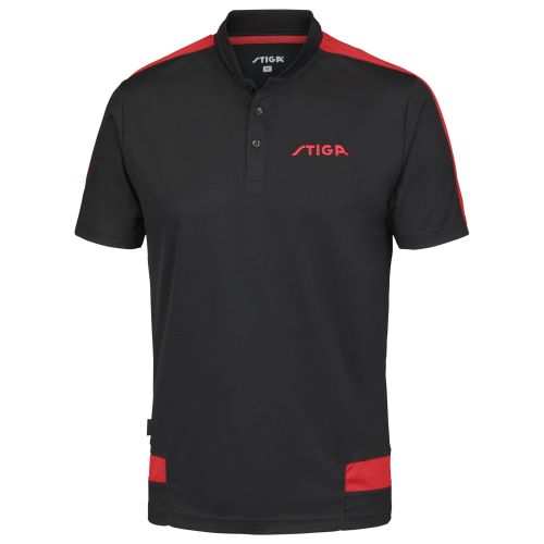 Stiga Creative Shirt Uniszex póló Black/Red Stiga Creative Shirt Uniszex póló Black/Red