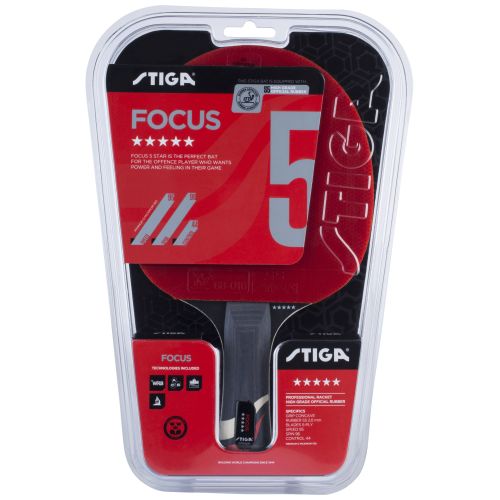 Stiga Focus 5 csillagos komplett pingpongütő/konkáv nyéllel Stiga Focus 5 csillagos komplett pingpongütő/konkáv nyéllel