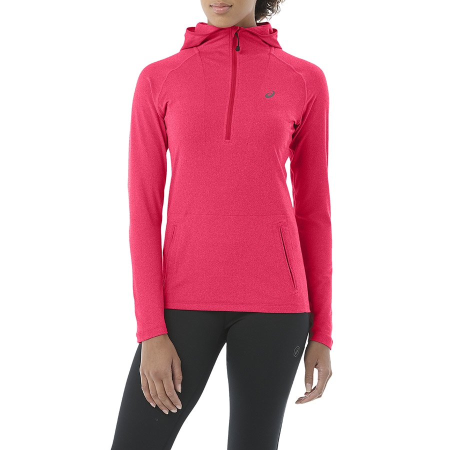 Asics Hoodie LS ni futfels/pink
