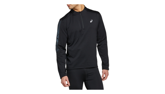 Asics ICON LS 1/2 WINTER ZIP frfi tli futfels/fekete