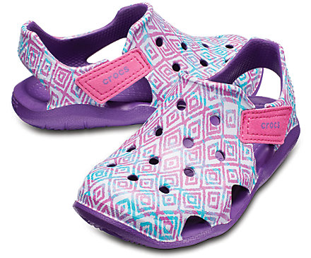 Crocs Swiftwater Wave Graphic gyerek papucs