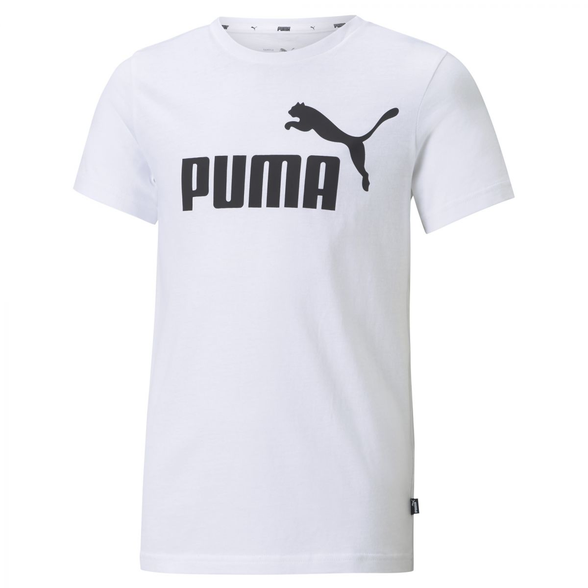 Puma Essentials gyerek pamutpóló,fehér