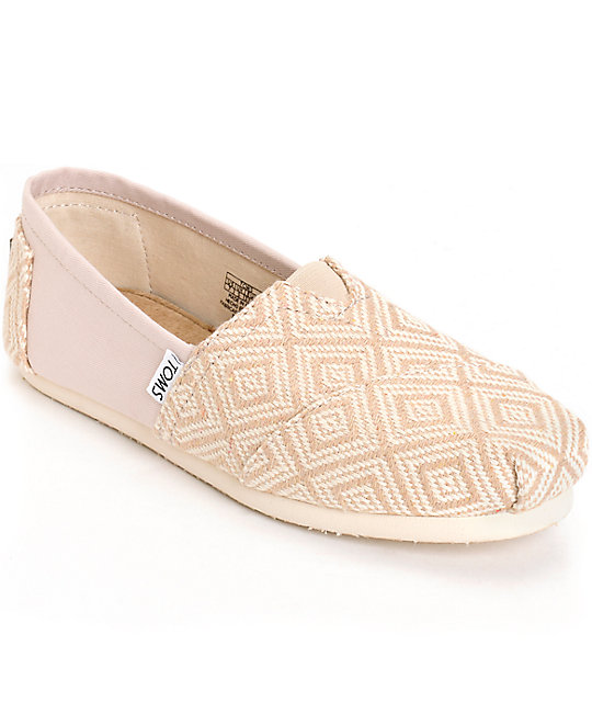 Toms Classic Whisper Diamond Woven ni cip