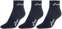 Asics Quarter Sock uniszex futó zokni / 3 db fekete