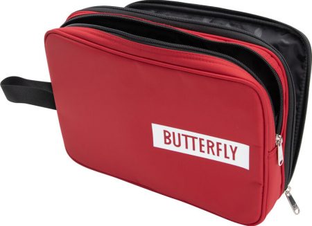 Butterfly Logó kétzsebes ütőtartó tok/piros Butterfly Logó kétzsebes ütőtartó tok/piros