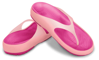 Crocs Carlie Flip ni papucs Cotton Candy/Fuchsia