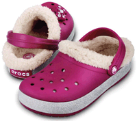 Crocs CrocBling Mammoth Kids gyermek tli papucs Berry