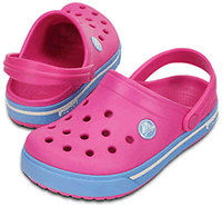 Crocs Crocband II.5 gyermek papucs Neon Magenta/Bluebell