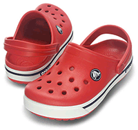 Crocs Crocband II.5 gyermek papucs Red/Navy