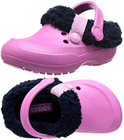 Crocs Blitzen II gyerek tli papucs Party Pink/Navy