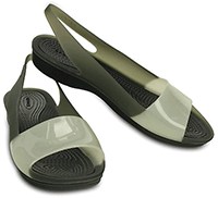 Crocs Colorblock Flat női papucs Black/Stucco Crocs Colorblock Flat női papucs Black/Stucco