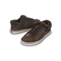 Crocs Hover Lace Up Fur espresso/stucco ni cip