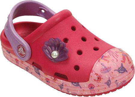 Crocs Bump It Sea Life Clog gyerek papucs Raspberry Crocs Bump It Sea Life Clog gyerek papucs Raspberry