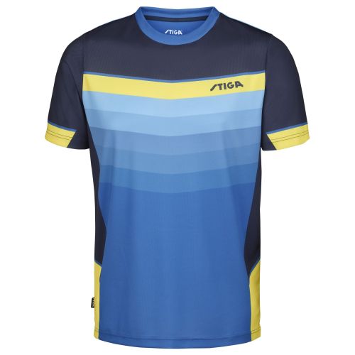 Stiga River Shirt uniszex pl Blue/Yellow