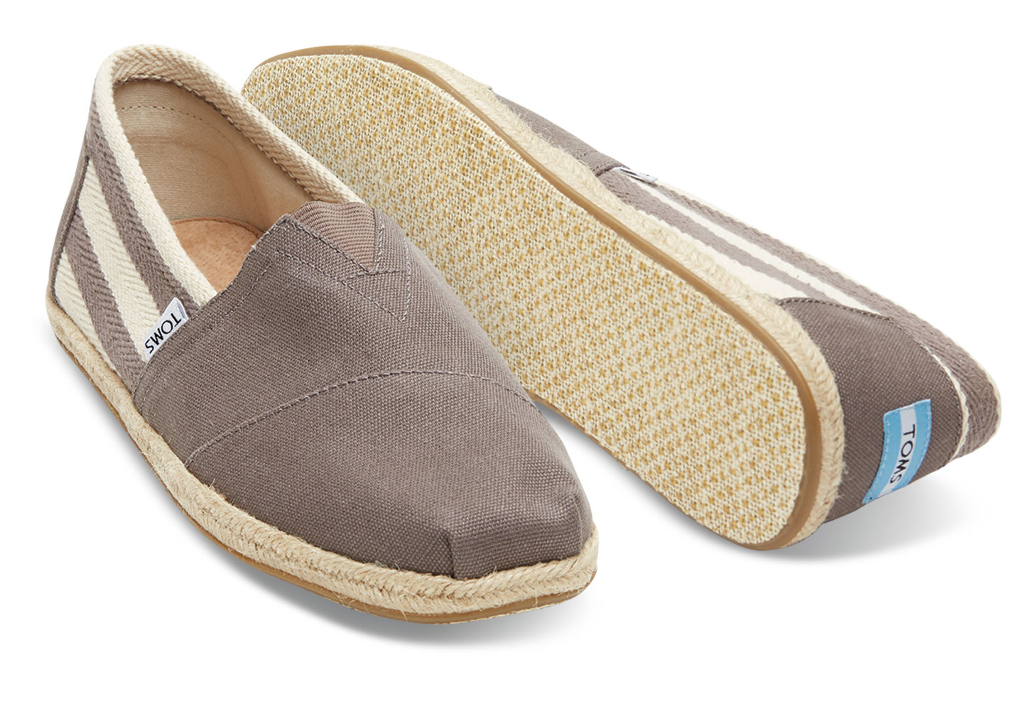 Toms Classic Dark Grey Stripe University frfi cip