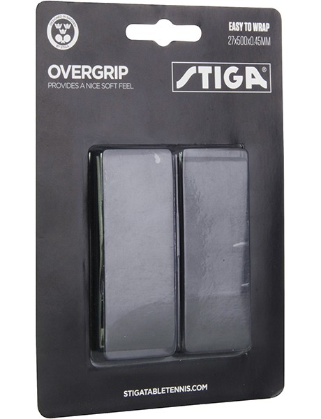 Stiga Overgrip Black/2db-os Stiga Overgrip Black/2db-os