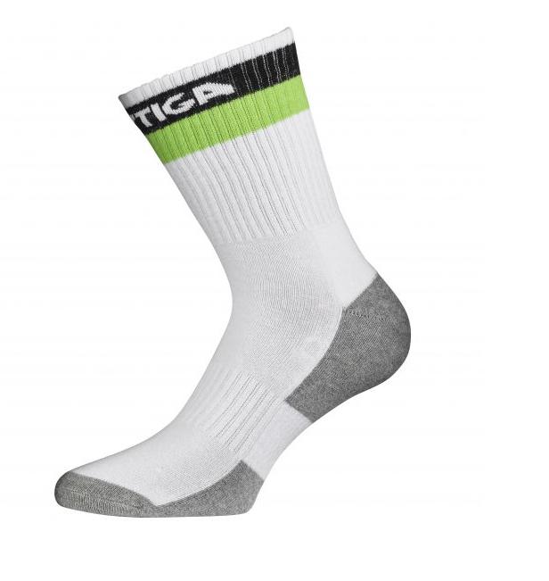 Stiga zokni Prime High Socks White/Green Stiga zokni Prime High Socks White/Green