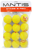 Mantis Stage 3 Red Sponge Ball szivacs teniszlabda / 12 db