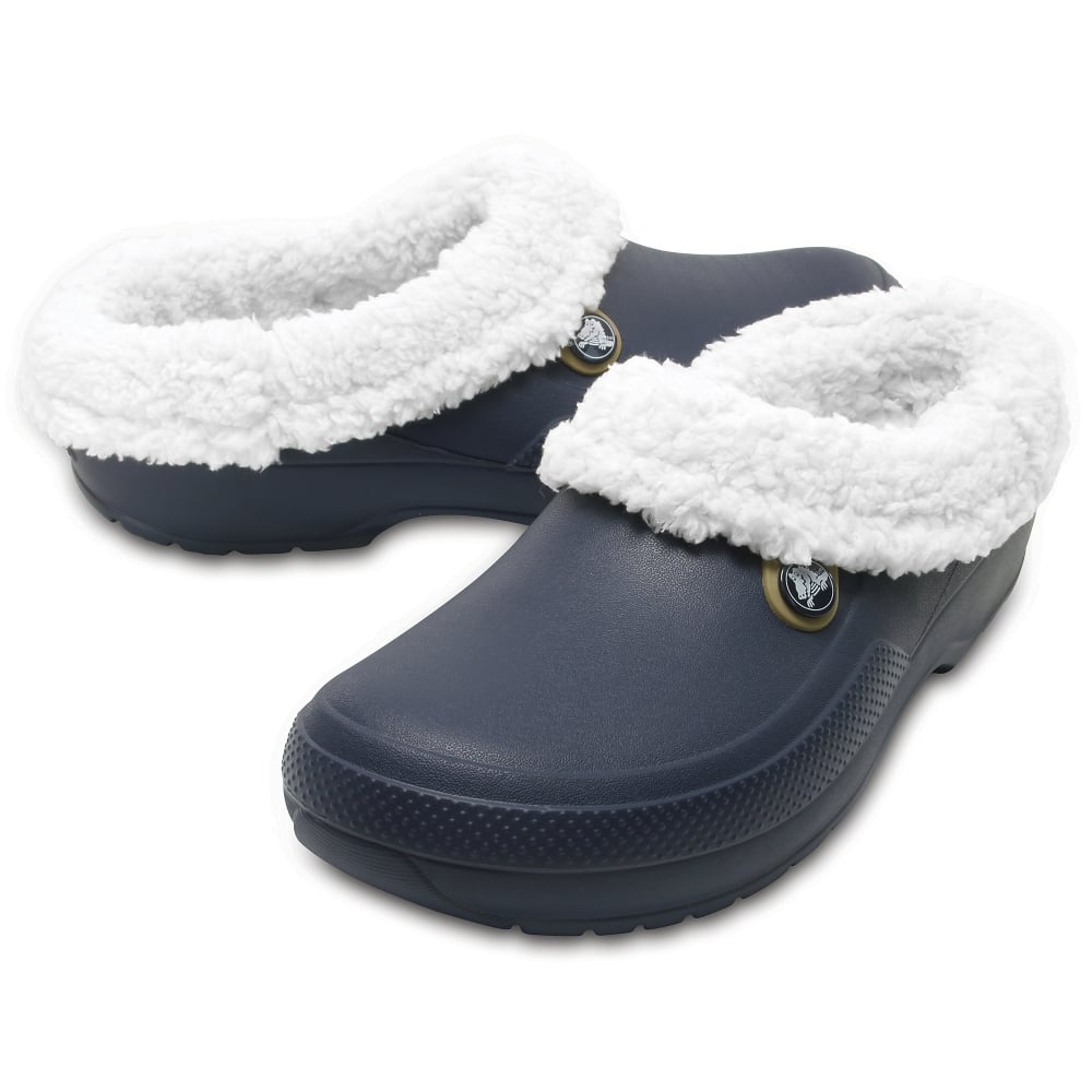 Crocs Classic Blitzen III Clog unisex téli papucs Navy/Oatmetal Crocs Classic Blitzen III Clog unisex téli papucs Navy/Oatmetal