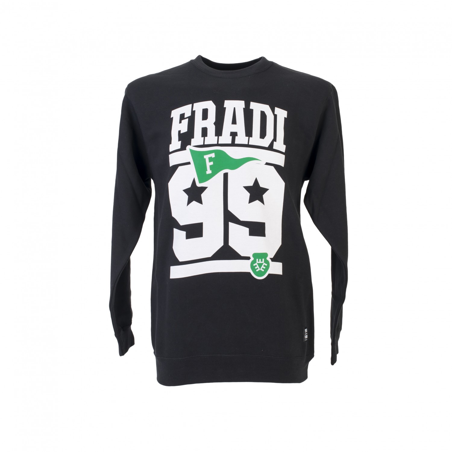 Fradi Pulver sweatshirt, fekete, felntt \"FRADI99\"