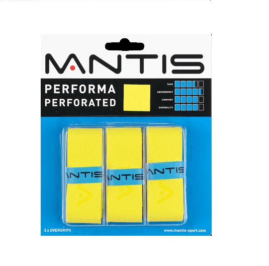 Mantis Performa Perforated fedőgrip sárga / 3db Mantis Performa Perforated fedőgrip sárga / 3db