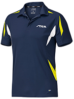 Stiga Shirt Style uniszex póló / kék-sárga Stiga Shirt Style uniszex póló / kék-sárga