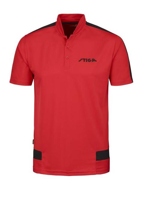 Stiga Creative Shirt pol Red/Black